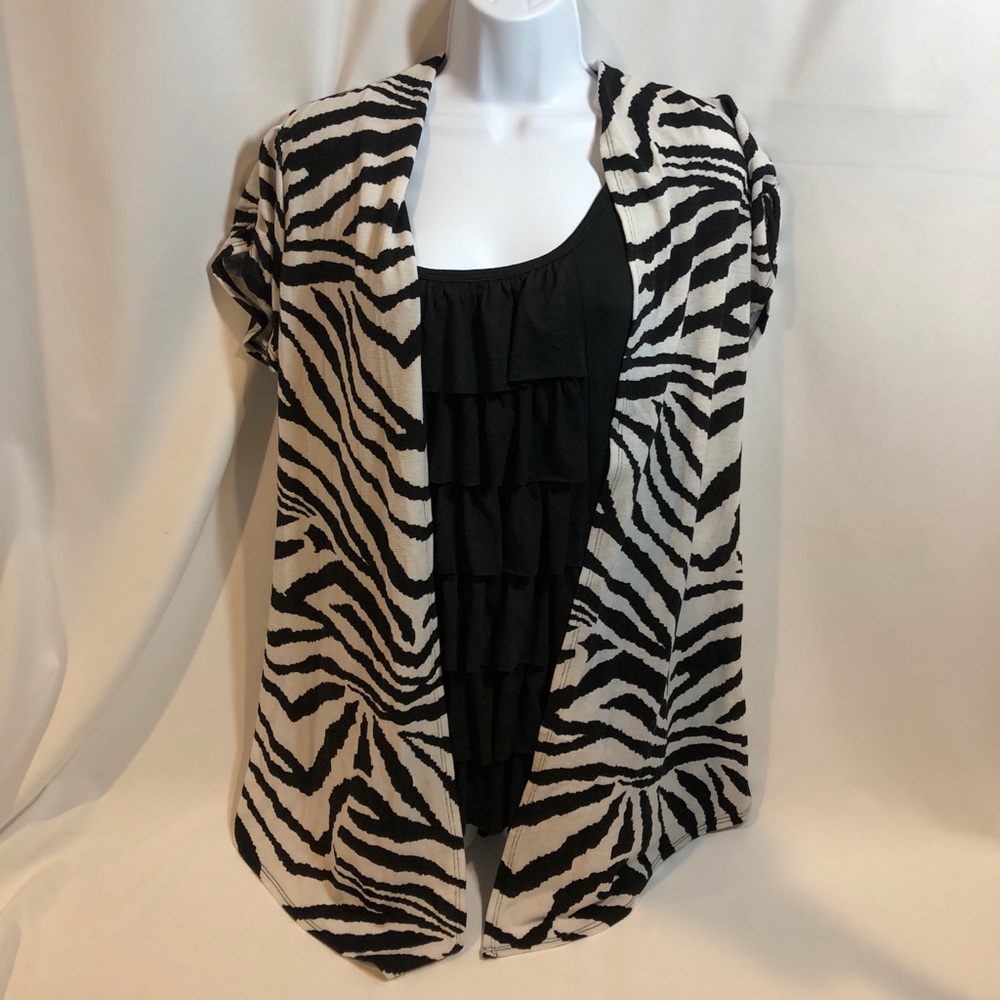 NEW Free 2 Luv Mock 2 pc Top Size 1X
